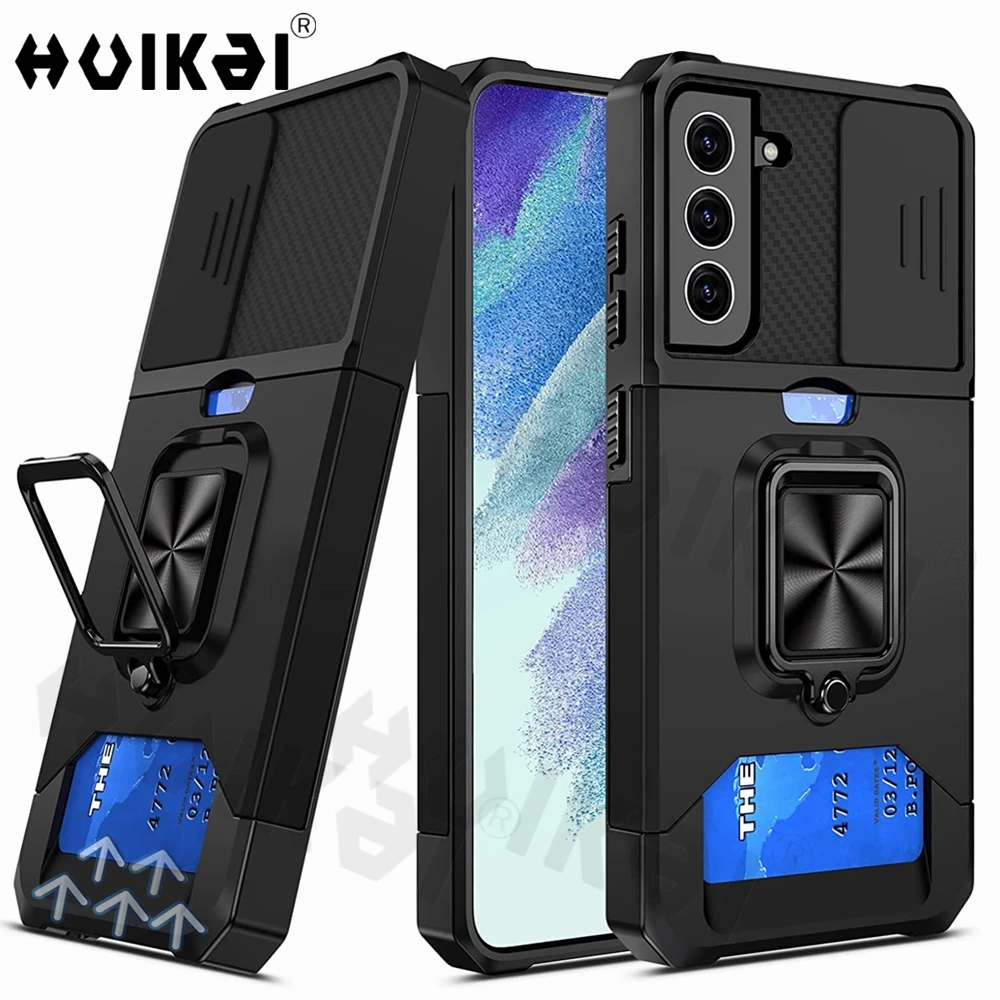 Samsung Galaxy S24 - Funda protectora tipo billetera de grado