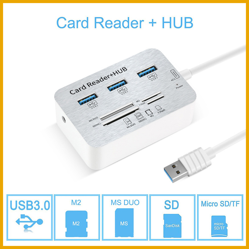 Usb Hub Type C - Adaptador de lectura de tarjetas de