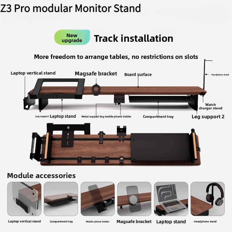 Tablet Lap Desk - Elevador de Monitor Modular Z3 Pro,