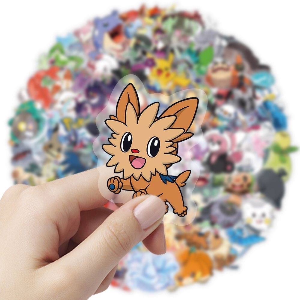 100 Pegatinas Pokémon, Lindas  - Tablet Cute Accessories reseña y precio