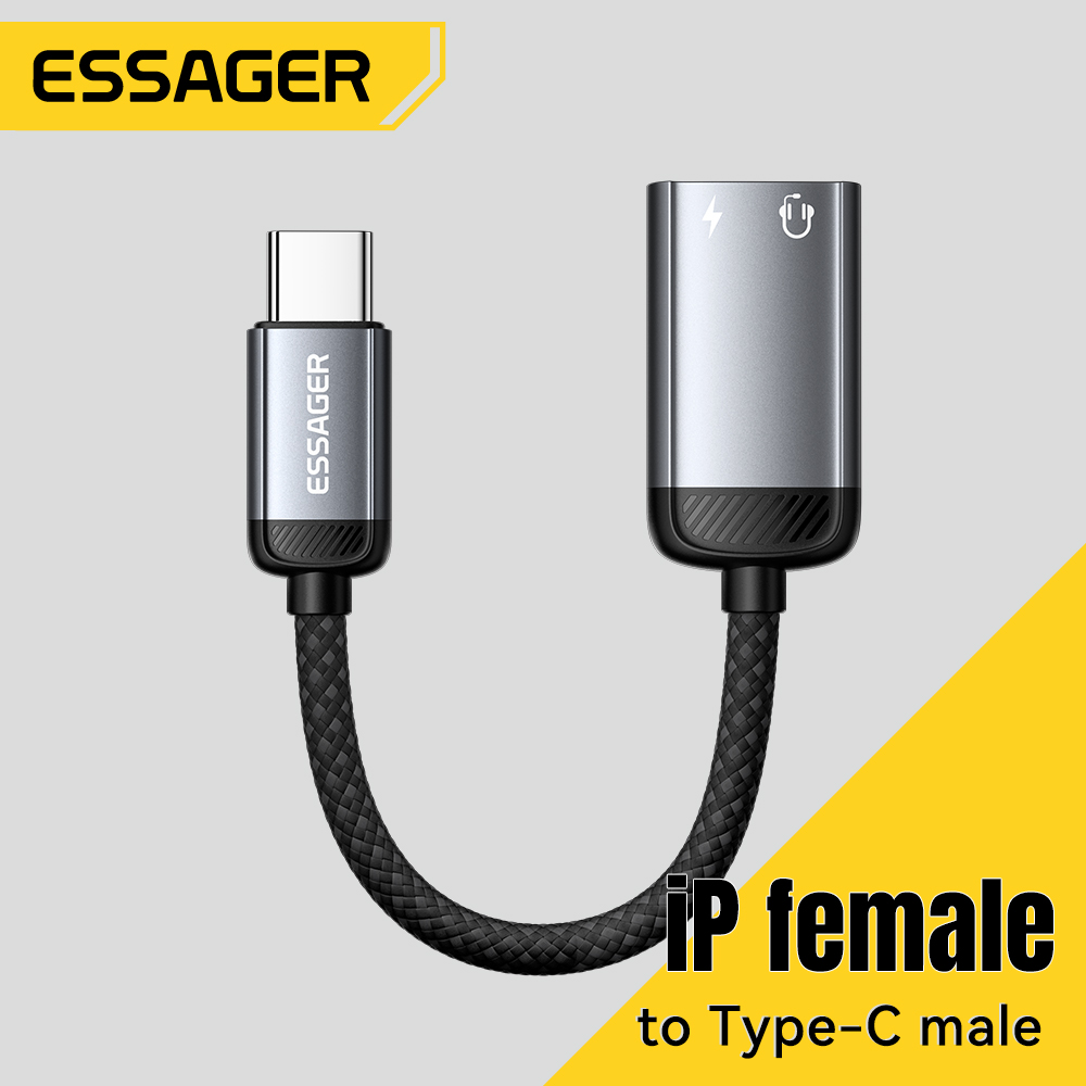Essager Cable adaptador de Aud - Wired Earphone Lightning reseña y precio
