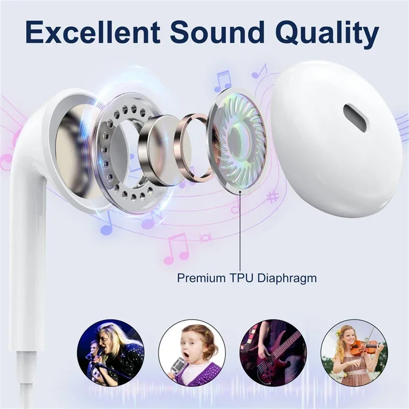 Audífonos Intraurales con Cabl - Wired Earphone Lightning reseña y precio